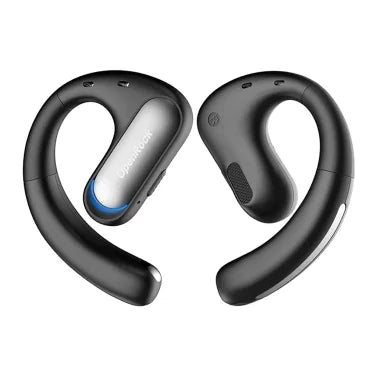 OpenRock® Pro Open-Ear Bluetooth® Air-Conduction Sport Earbuds with Microphone and Charging Case, A-BB01 (Black)