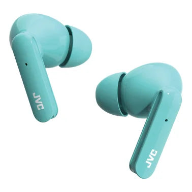 JVC® Ultra-Compact Bluetooth® Earbuds, True Wireless with Charging Case, HA-D5T (Green)
