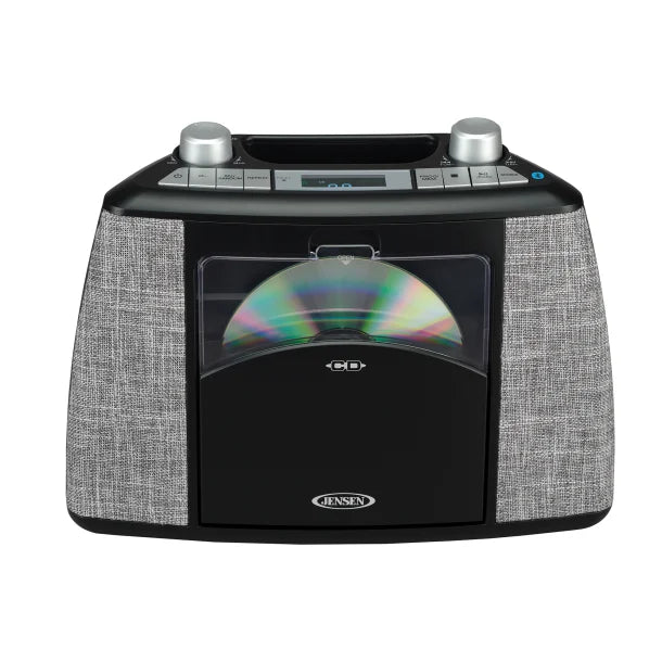 JENSEN® Portable Bluetooth® CD Music System with FM Radio, CD-565 (Black)