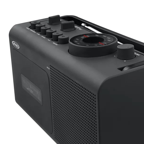 JENSEN® Portable Cassette Player/Recorder with AM/FM Radio, MCR-250