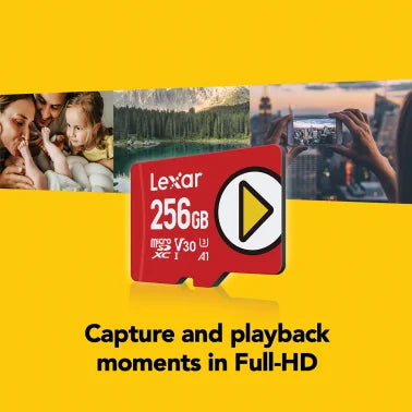 Lexar® PLAY microSDXC™ UHS-I Card (256 GB)