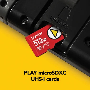 Lexar® PLAY microSDXC™ UHS-I Card (512 GB)