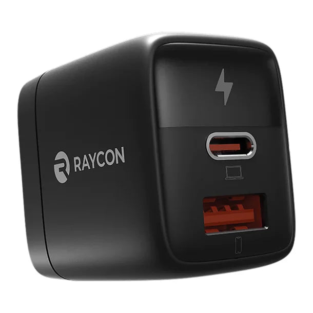 Raycon® The Magic Charger 35-Watt 2-Port USB-C®/USB Wall Charger, Black