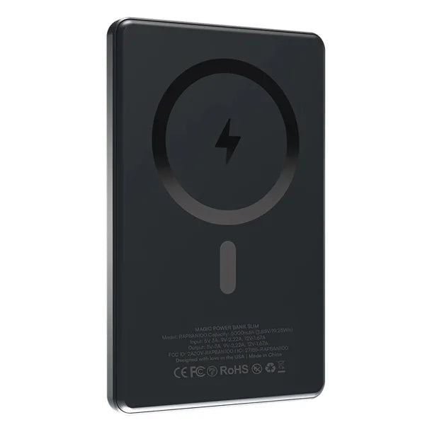 Raycon® The Magic Power Portable Power Pack, Slim, 5,000 mAh, RAPBAN100-23E-BLA