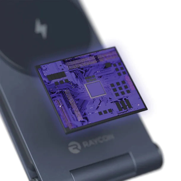 Raycon® The Magic Charging Station Pro, 15-Watt Qi® Charging, RAPSTA700-23E-BLA