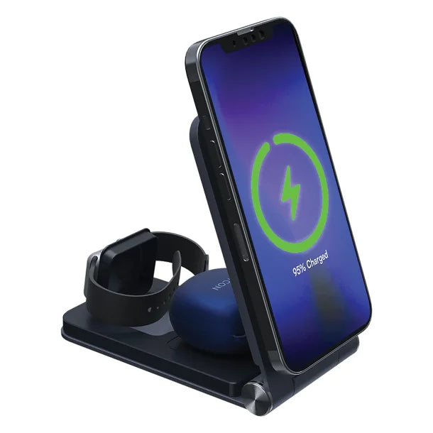 Raycon® The Magic Charging Station Pro, 15-Watt Qi® Charging, RAPSTA700-23E-BLA