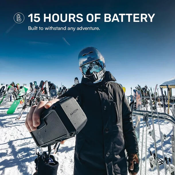 Raycon® The Impact Portable Bluetooth® Speaker with Speakerphone, Graphite Black, RBS970-23E-BLA