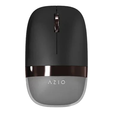 Azio IZO Cordless Optical Computer Mouse, Ergonomic, 3 Buttons, Bluetooth® 3.0/5.0 and 2.4G RF-USB (Black Willow)