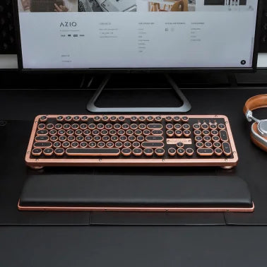 Azio Retro Classic Palm Rest (Artisan/Copper Leather)