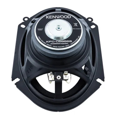 KENWOOD® Sport Series KFC-6866S 6-In. x 8-In., 250-Watt-Max 2-Way Full-Range Coaxial Speakers, Black, 2 Pack