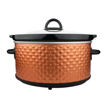 Brentwood® 3.5-Quart Diamond-Pattern Slow Cooker (Copper)