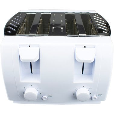 Brentwood® Cool Touch 4-Slice Toaster (White)