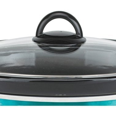 Brentwood® 4.5-Quart Scallop Pattern Slow Cooker (Blue)
