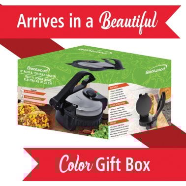 Brentwood® Nonstick Electric Tortilla Maker (8 In.)