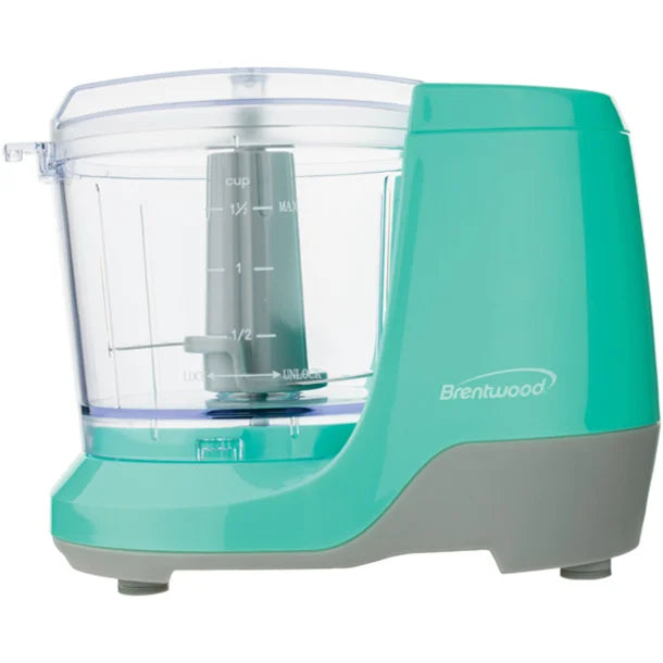 Brentwood® 1.5-Cup Mini Food Chopper (Blue)
