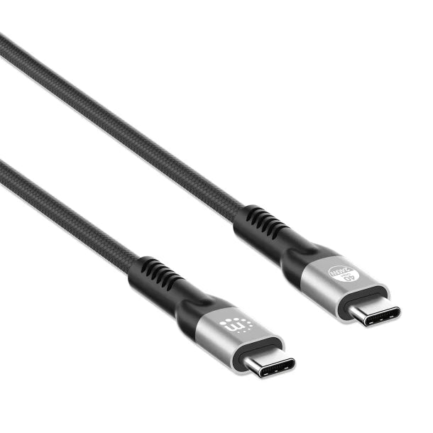 Manhattan® USB4®/Thunderbolt™ 4 Type-C 40-Gbps 8K Video and 240-Watt EPR Charging Cable, PD 3.1