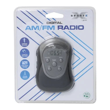 GPX® Portable AM/FM Armband Radio with Earphones