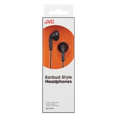 JVC® On-Ear Earbuds, HA-F12 (Black)