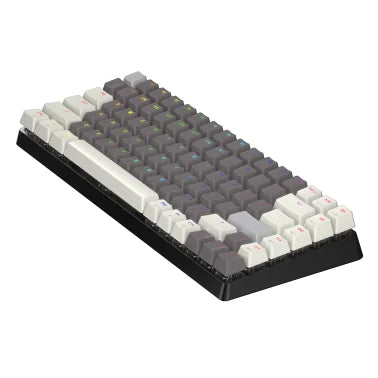 Azio Cascade Bluetooth® and USB Mechanical Computer Keyboard, Hot-Swappable Switches, Backlit, Galaxy Light