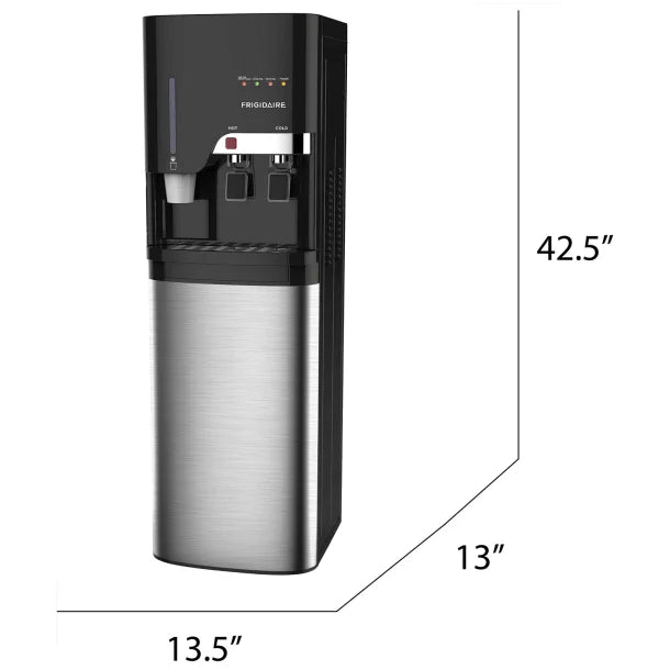 Frigidaire® Bottom-Loading Freestanding Water Cooler/Dispenser with Cup Storage