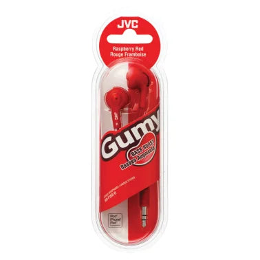 JVC® Gumy Earbuds, HA-F160 (Red)