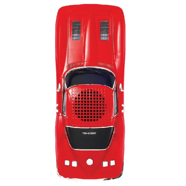 Audiobox® TRK-6300 Retro Ride™ 1953 Sports Car Bluetooth® Speaker, Red
