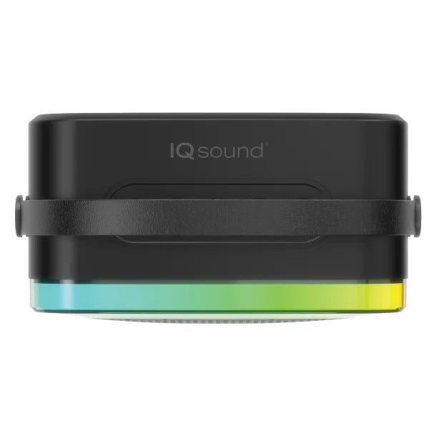 IQ Sound® Mini Karaoke Portable Bluetooth® Speaker with Wireless Microphone and RGB Light Show, IQ-908K (Black)