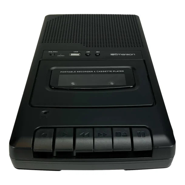 Emerson® Portable Cassette Player and Recorder, Black, EPC-3000