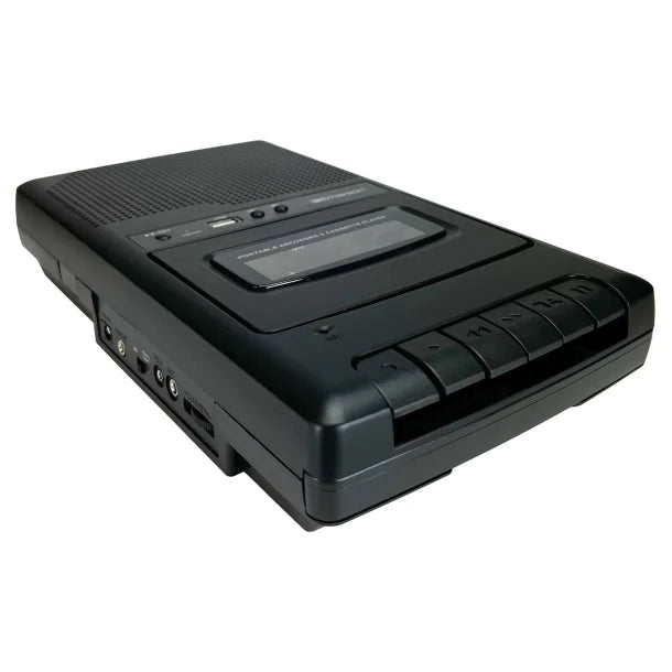 Emerson® Portable Cassette Player and Recorder, Black, EPC-3000