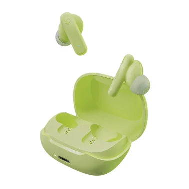 Skullcandy® Smokin’ Buds® Bluetooth® Earbuds with Microphone, True Wireless with Charging Case (Matcha)