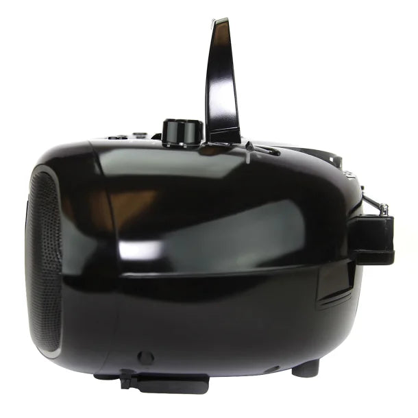 Emerson® Bluetooth® 720p DVD/CD/Radio/TV Boom Box with 7-In. Screen and Remote, Black, EDL-2870HBK