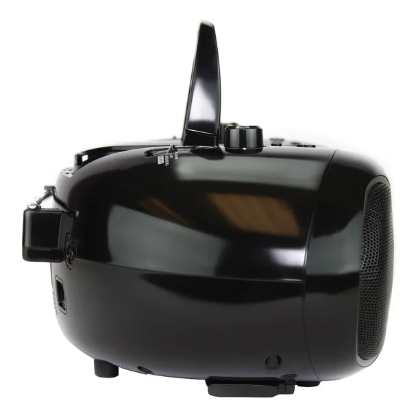 Emerson® Bluetooth® 720p DVD/CD/Radio/TV Boom Box with 7-In. Screen and Remote, Black, EDL-2870HBK