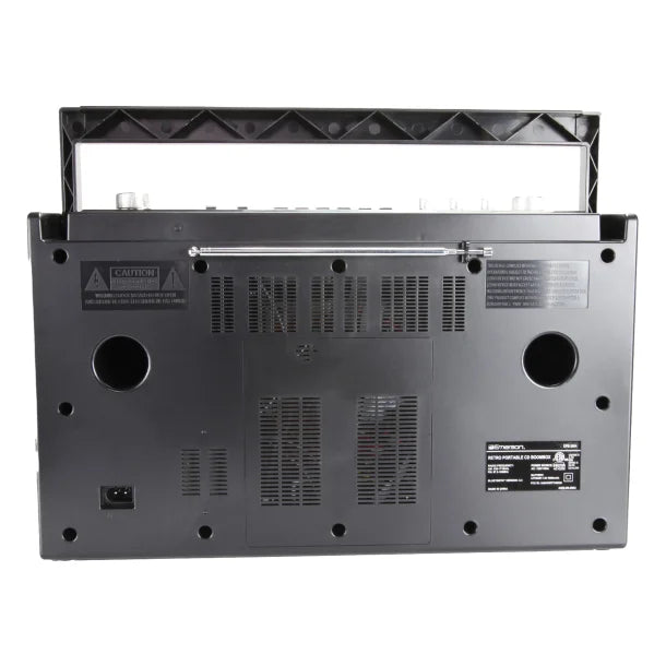 Emerson® Bluetooth® CD/Radio Retro Boom Box, Black, EPB-3004