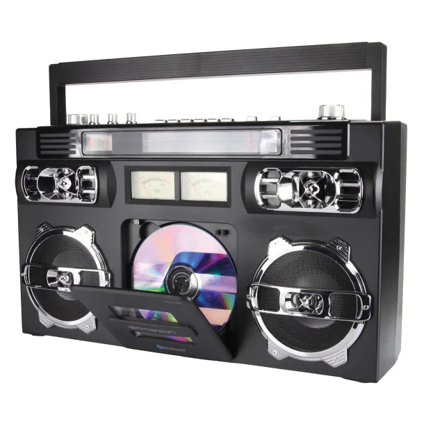 Emerson® Bluetooth® CD/Radio Retro Boom Box, Black, EPB-3004