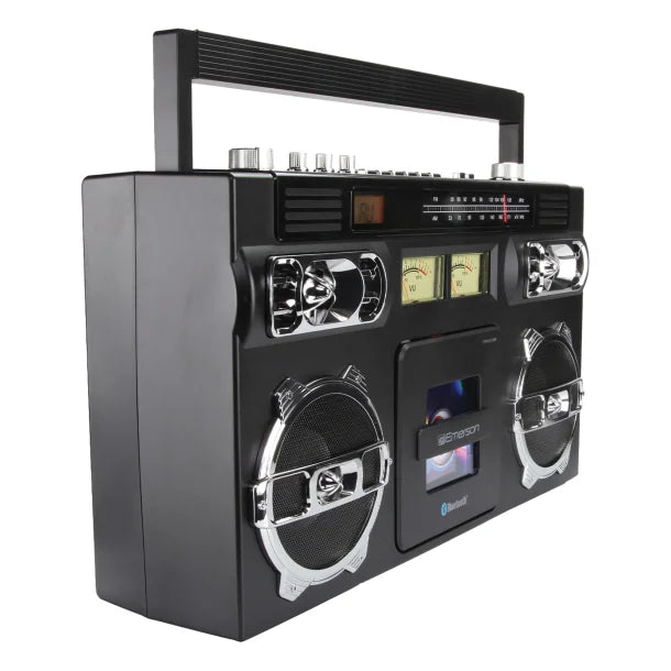 Emerson® Bluetooth® CD/Radio Retro Boom Box, Black, EPB-3004