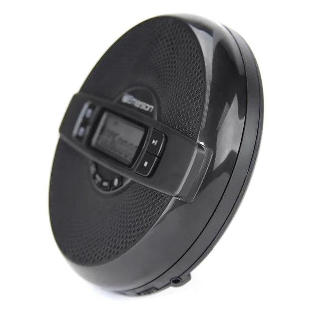 Emerson® Portable CD Player with Speaker, FM Radio, Earbuds, and Bluetooth® Out, Black, EPCD-2000