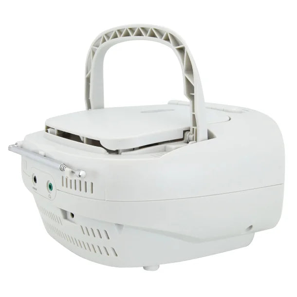 Emerson® CD/Cassette/Radio Boom Box, EPB-3003 (White)