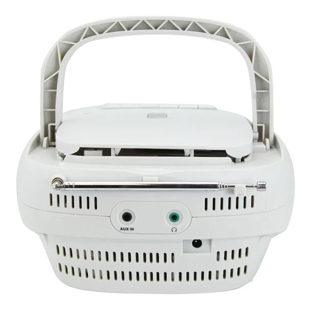 Emerson® CD/Cassette/Radio Boom Box, EPB-3003 (White)