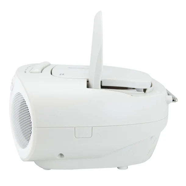 Emerson® CD/Cassette/Radio Boom Box, EPB-3003 (White)