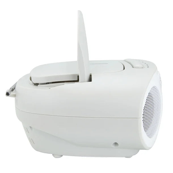 Emerson® CD/Cassette/Radio Boom Box, EPB-3003 (White)