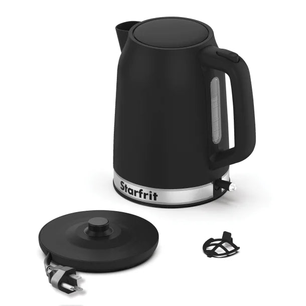 Starfrit® 1,500-Watt 1.8-Qt. Electric Plastic Kettle, Black