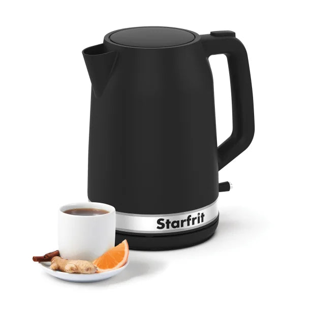 Starfrit® 1,500-Watt 1.8-Qt. Electric Plastic Kettle, Black