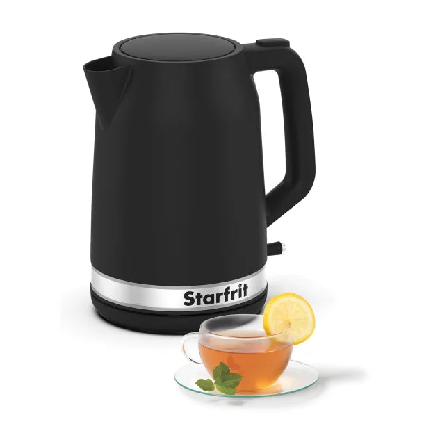 Starfrit® 1,500-Watt 1.8-Qt. Electric Plastic Kettle, Black