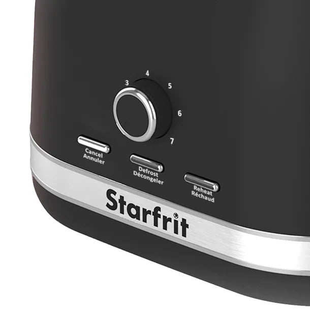 Starfrit® 850-Watt 2-Slice Toaster, Black