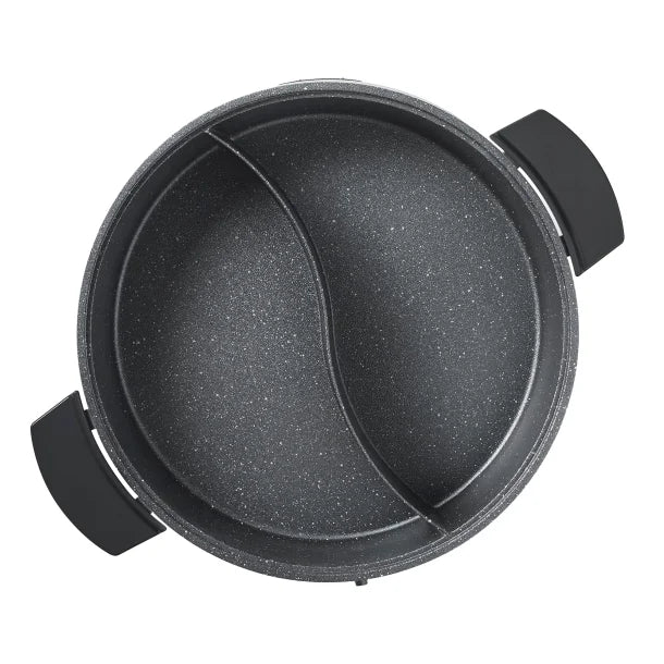 Starfrit® 1,500-Watt 5.3-Qt. XL Dual-Sided Hot Pot, Red