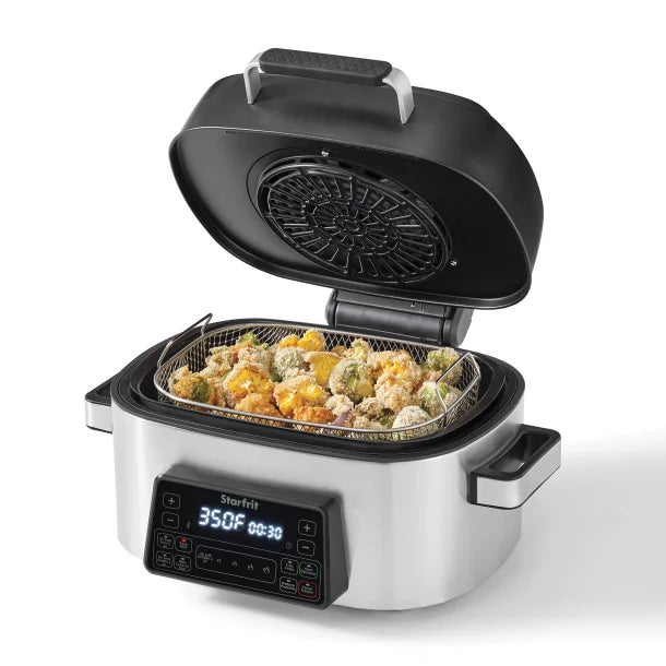 Starfrit® 1,660-Watt 6.3-Qt. 7-in-1 Indoor Air Fryer and Grill