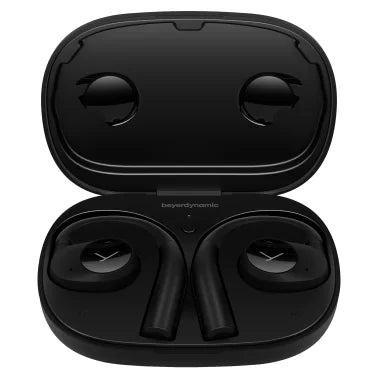 beyerdynamic® VERIO 200 Open-Ear Bluetooth® Headphones with Microphone, True Wireless with Charging Case (Black)