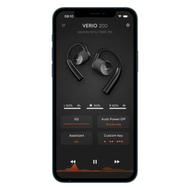 beyerdynamic® VERIO 200 Open-Ear Bluetooth® Headphones with Microphone, True Wireless with Charging Case (Black)