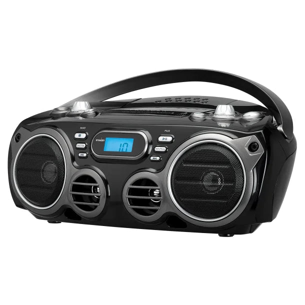 Proscan® Bluetooth® CD/Radio Boom Box, Black, PRCD682BT