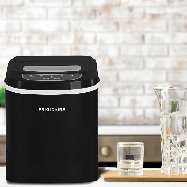 Frigidaire® 200-Watt Portable Compact Ice Maker, 26 Lbs. per Day (Black)